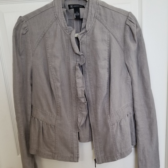 INC Linen Jacket - Picture 1 of 5